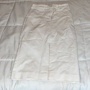 White bebe Pencil skirt